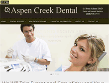 Tablet Screenshot of myaspencreekdental.com